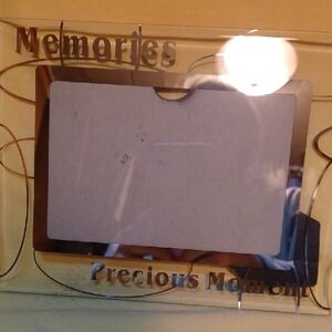 "Vintage Memories Precious Moments" Gold Photo Frame
